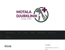 Tablet Screenshot of motaladjurklinik.se